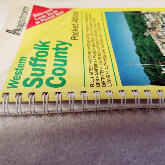 Atlas Hagstrom  NY Western Suffolk County -Spiral Bound Pocket Atlas - Picture 11 of 12